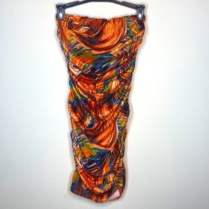 FASHIONNOVA Ruched Tube Dress